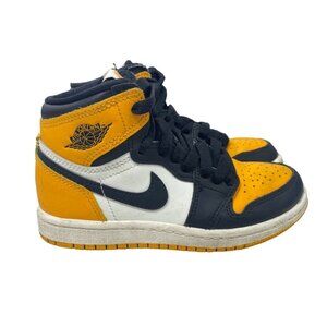 Nike Boys Air Jordan Yellow High Top Sneakers  Sz 12C